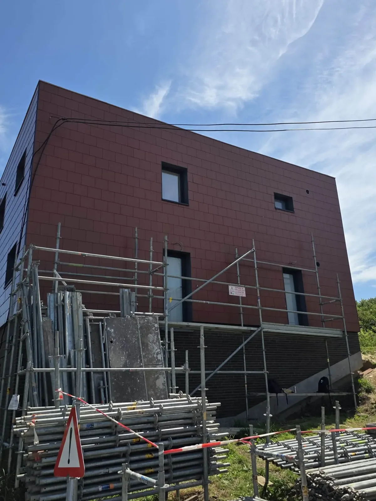Chantier Overskill : Bardage